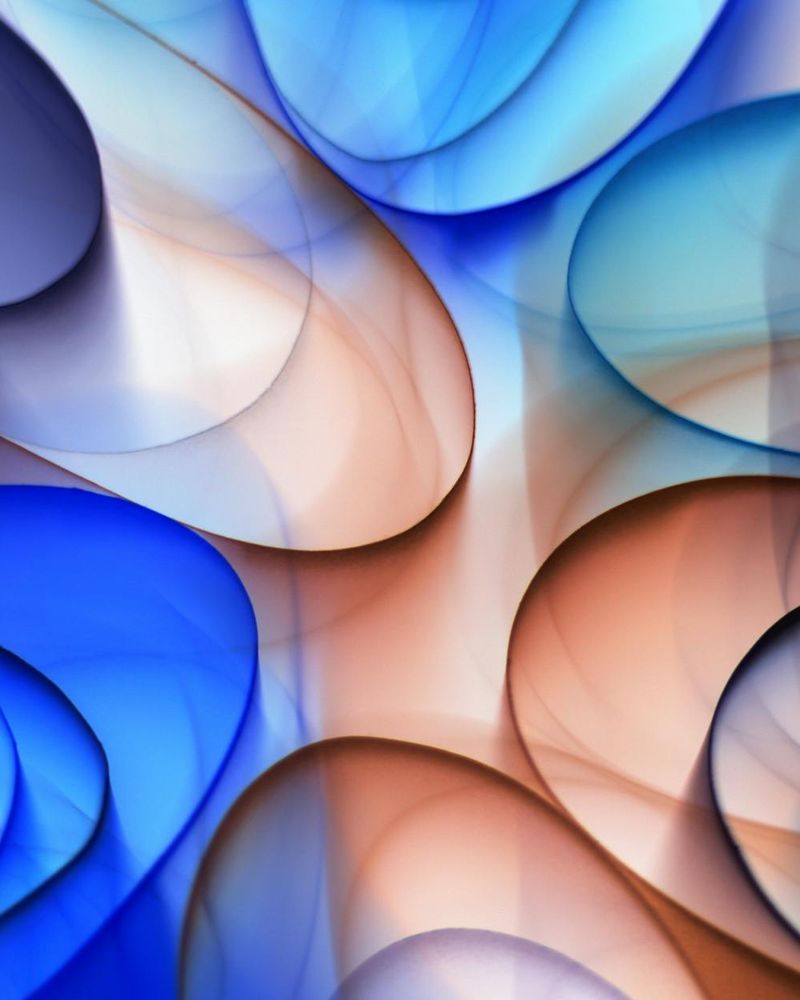 Minimalist abstract representation of arctic flow and balance